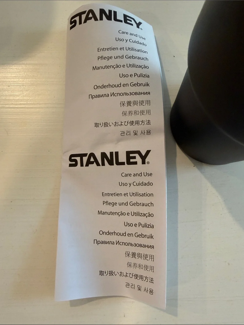 Stanley Black Tall Insulated Tumbler with Handle 30oz (RingCentral Logo) - Picture 6 of 6